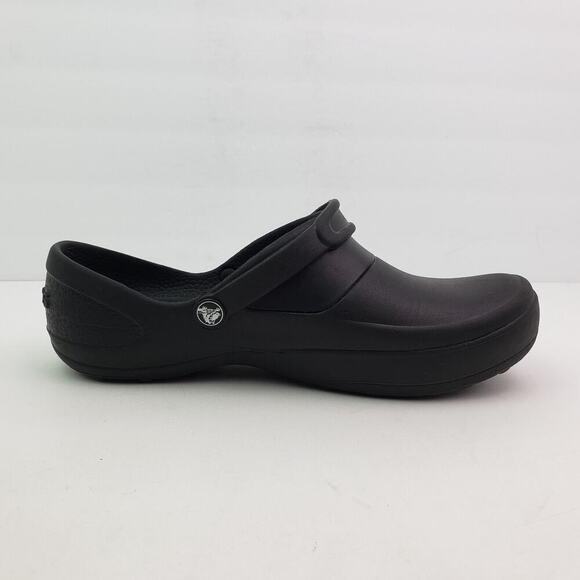 Crocs Mercy Work Womens Size 9 Black Slip On Slip Resistant Work Clog Shoes - Picture 4 of 10